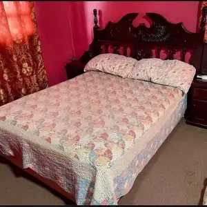 Teak Headboard and Bed, San Fernando