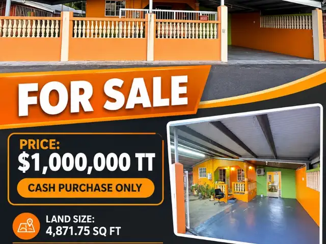 2-bedroom house in COUVA for sale, Couva