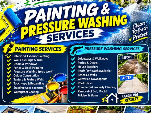 Painting and pressure washing, Endeavour