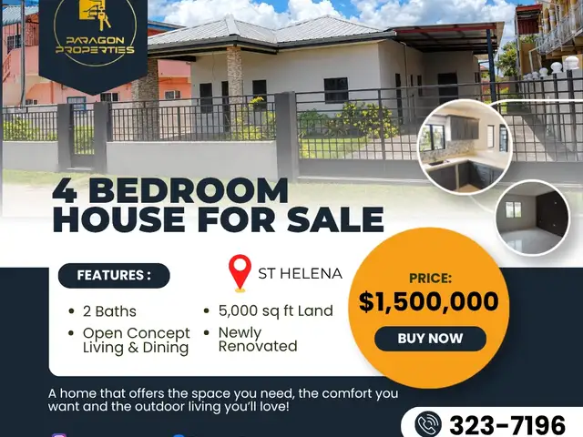 4-bedroom house in St Helena for sale, St. Helena