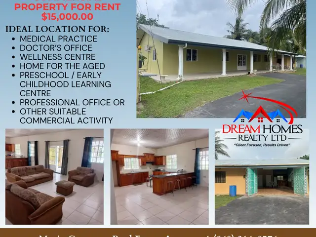 Debe Semi Furnished Commercial Property, Debe
