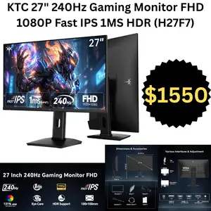 KTC 27inch Monitor 1080p, St. Augustine