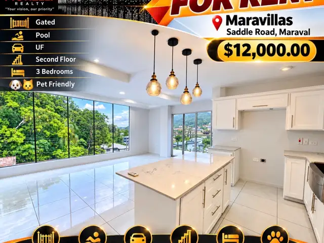 3-bedroom apartment in Maraval to rent, Maraval