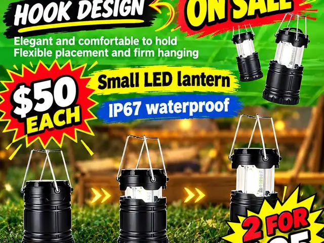 Small LED lantern, Charlieville