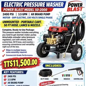 Unmounted Commercial Grade Pressure Washer, Couva