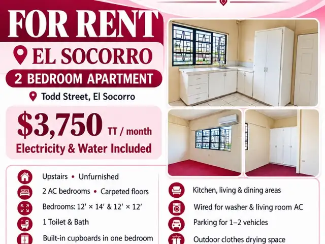 2-bedroom apartment in EL secorro to rent, San Juan