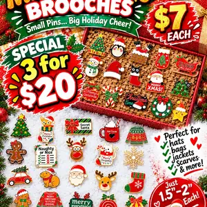 Christmas pins, Charlieville