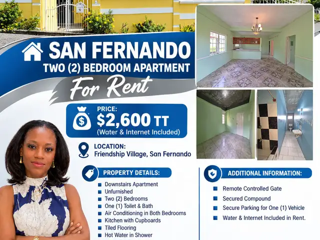  2-bedroom apartment in San Fernando to rent, San Fernando