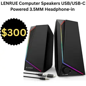 Lenrue Desktop Speakers/Soundbar, St. Augustine