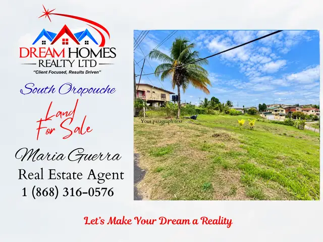 Residential land 6200 sq.ft, South Oropouche