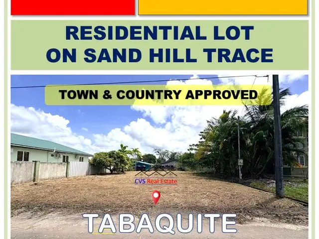 Residential land 5177 sq.ft, Tabaquite