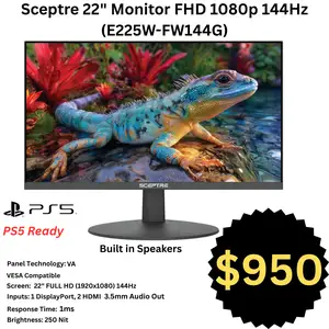 Sceptre 22inch Gaming Monitor, St. Augustine