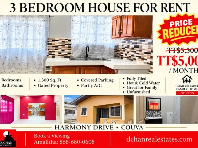 3-bedroom house in Couva to rent, Couva