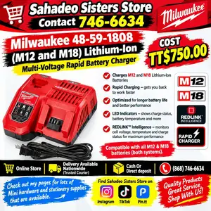 Milwaukee 48 59 1808 Rapid Battery Charger for M12 and M18, Couva