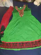 Green Indian dress, Macoya - 2