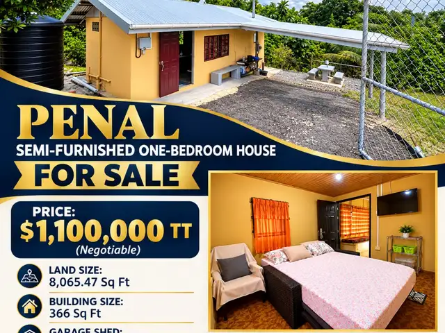 1-bedroom house in PENAL for sale, Penal