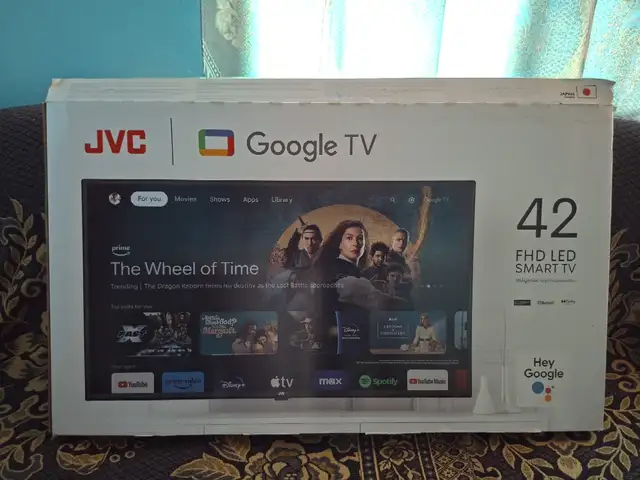 JVC GOOGLE TV 42 SMART TV FHD LED & LG DVD, Cocoyea