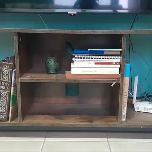 43 inch Metal and Wood TV Stand, Arouca