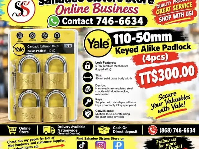 Yale 110 50mm Padlock, Couva