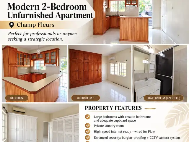 2-bedroom apartment in Champs Fleurs to rent, Champs Fleurs