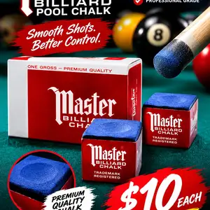 Master billiard chalk, Charlieville