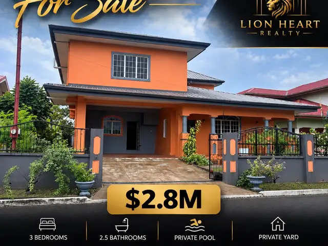 3-bedroom house in Buena Vista Gardens for sale, Arima