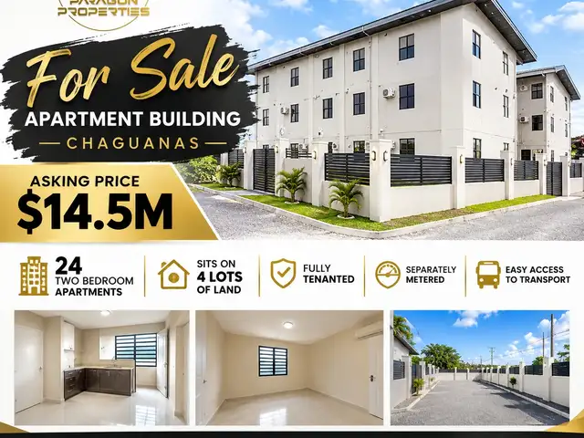 24 Unit Apartment Building in Central, Chaguanas