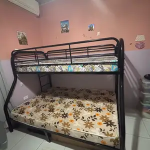 Metal Double Decker Bed and Mattresses, Caroni