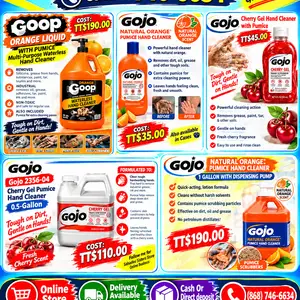 Gojo and Goop Hand Cleaners with Pumice, Couva