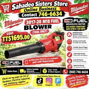 Milwaukee M18 Blower 3017 20, Couva