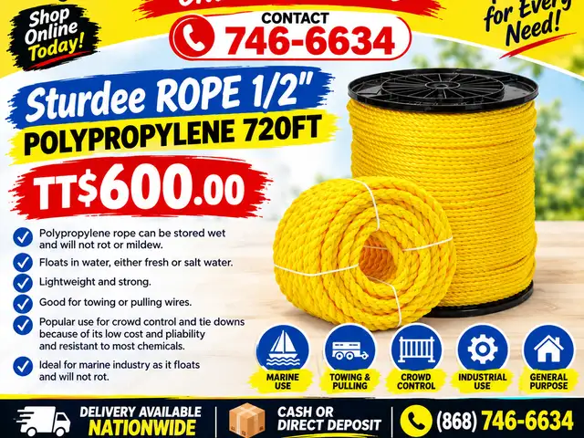 Sturdee Rope Half 720ft, Couva