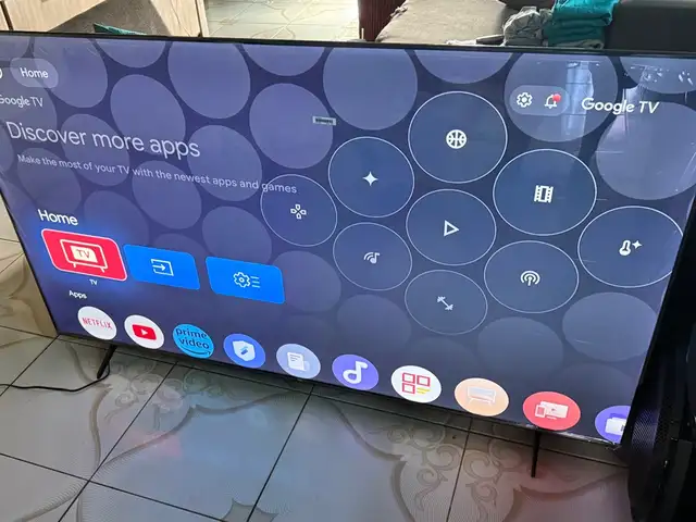 New TCL 4K UHD 75 inch Google Smart TV, Gasparillo
