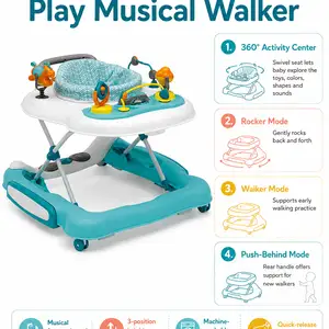 Little Folks by Delta Children 4-in-1 Musical Walker, Vistabella