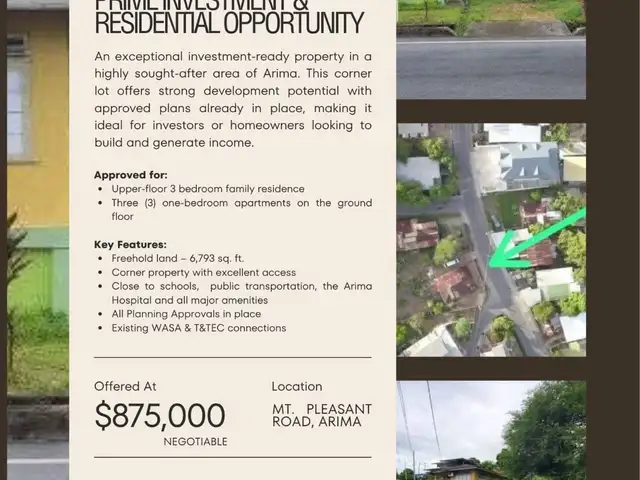 3-bedroom house in Mt. Pleasant for sale, Arima