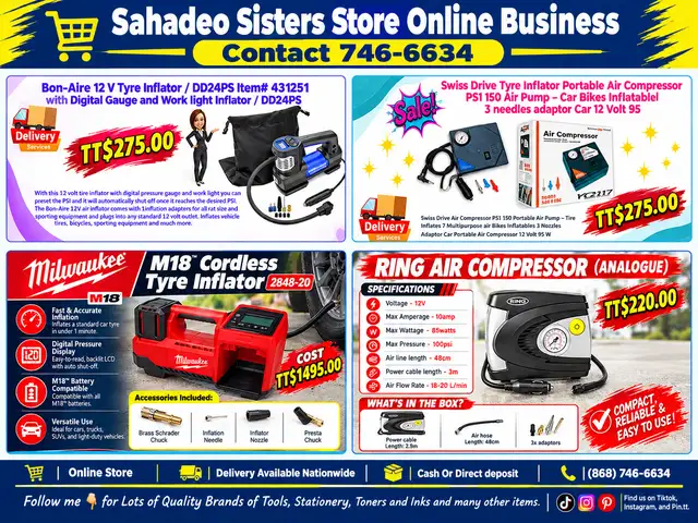Tyre Inflators, Couva