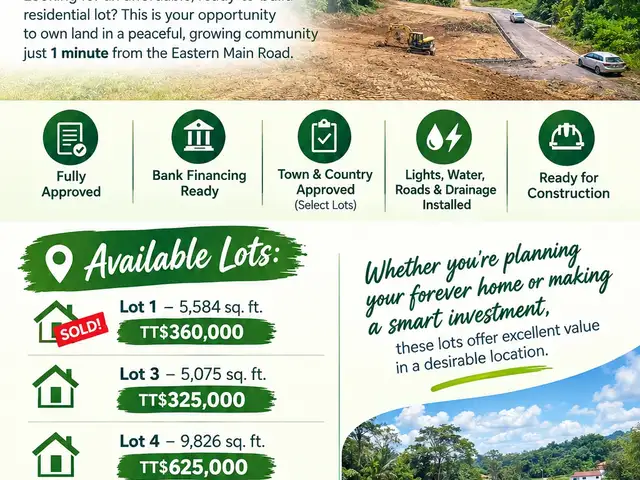 Residential land 5075 sq.ft, Sangre Chiquito