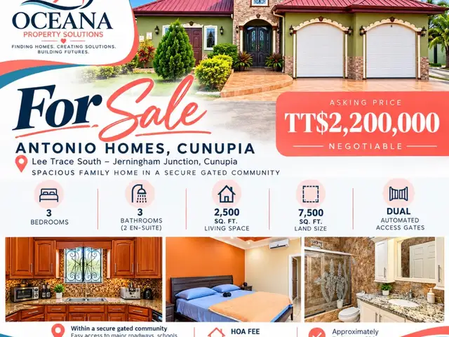 3-bedroom house in Cunupia for sale, Cunupia