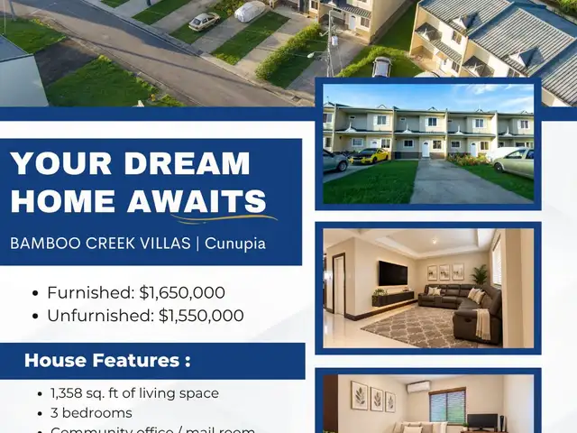 3-bedroom house in BAMBOO CREEK VILLAS, Cunupia for sale, Cunupia