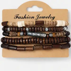African beaded bracelet for Men, Sangre Grande