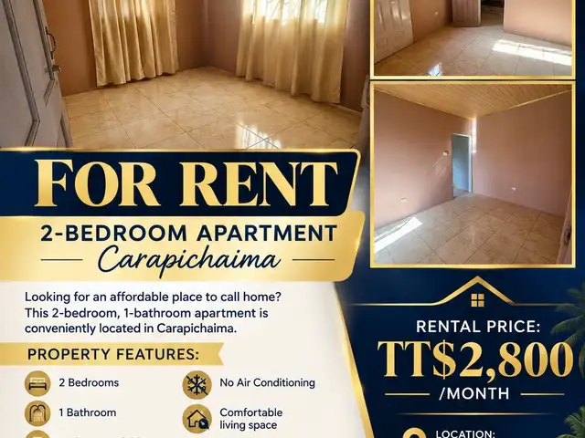 2-bedroom apartment in Carapichaima for sale, Carapichaima