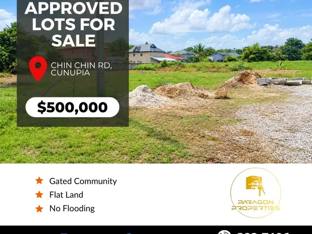 Residential land 5000 sq.ft, Cunupia