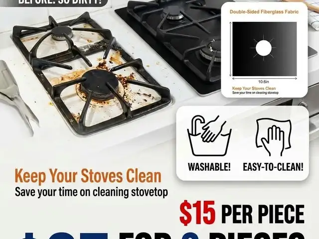Stove liner 2 For 25dollars, Charlieville