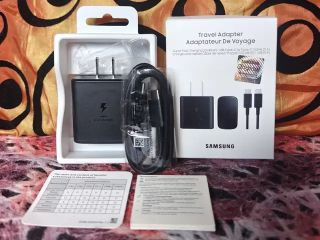 Authentic Samsung 45Watt Super Fast Charger Model No.EP-TA845XBEGCN, San Juan