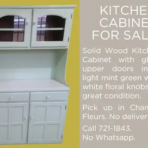Kitchen Cabinet, Champs Fleurs