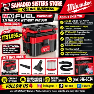 Milwaukee M18 New Portable Vacuum 2.5gal, Couva