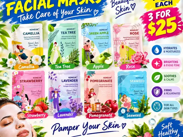 Face sheet masks, Charlieville
