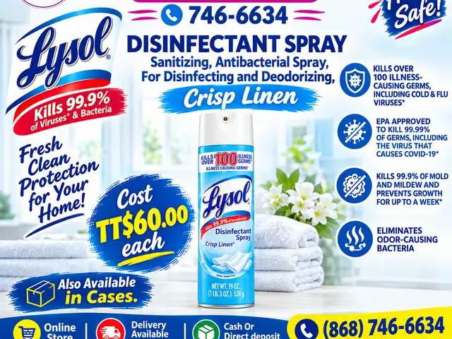 Lysol Disinfectant Spray, Sanitizing, Antibacterial Spray, For Disinfecting and, Couva