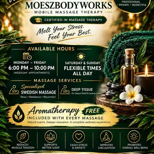 Mobile Massage Therapist, St. Joseph