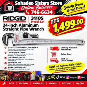 Ridgid 24inch Pipe Wrench, Couva