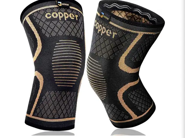 Copper Knee Braces / Compression Sleeves, Longdenville